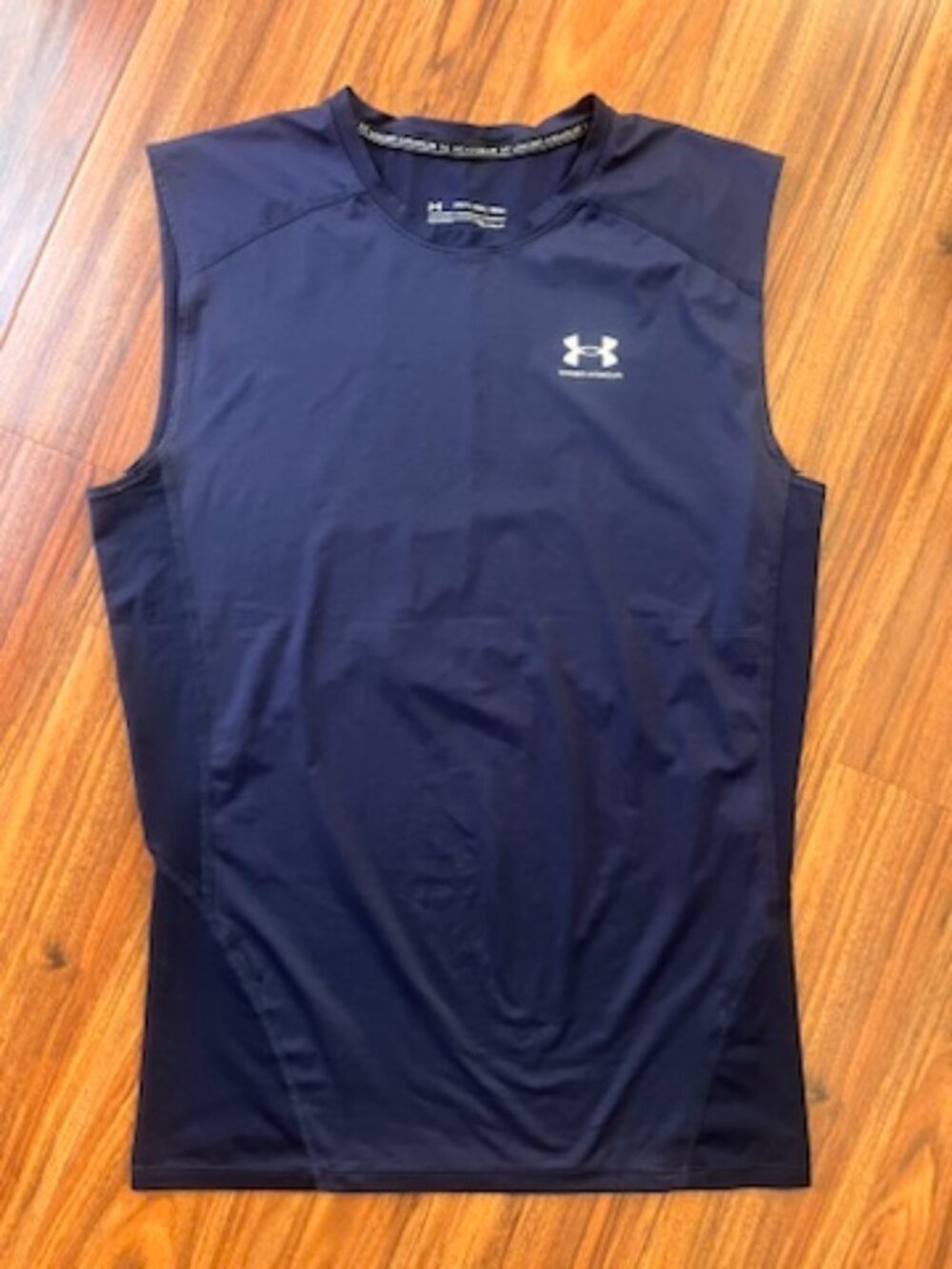 Under Armour Compression Navy Sleeveless Top 2XLT